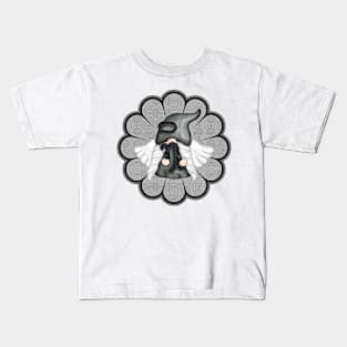 CAPRICORN FLORAL GNOME- HOROSCOPE GNOME DESIGNS BY ISKYBIBBLLE Kids T-Shirt